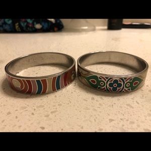 Gorgeous Heavy Duty Metal Bracelets - set of 2